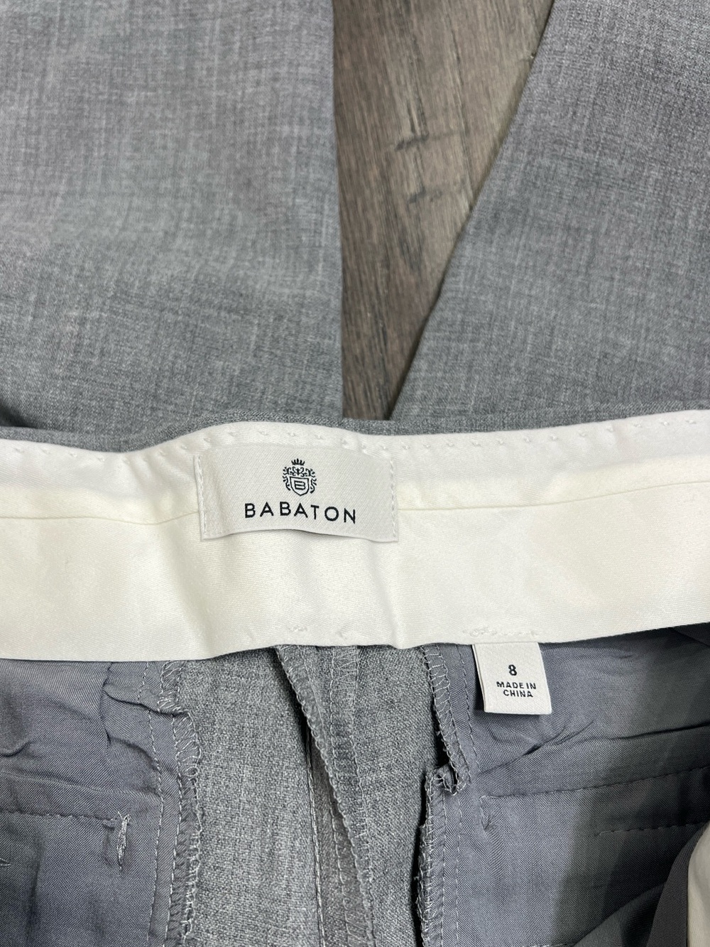 Aritzia Babaton Markova Pant Eversential Heather Dark Grey - Picture 8 of 13